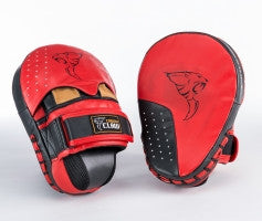Pro Curved Hook and Jab Pads Leather Heavy Hit