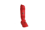 Adidas WKF Shin And Removable Instep Pads - Red or Blue