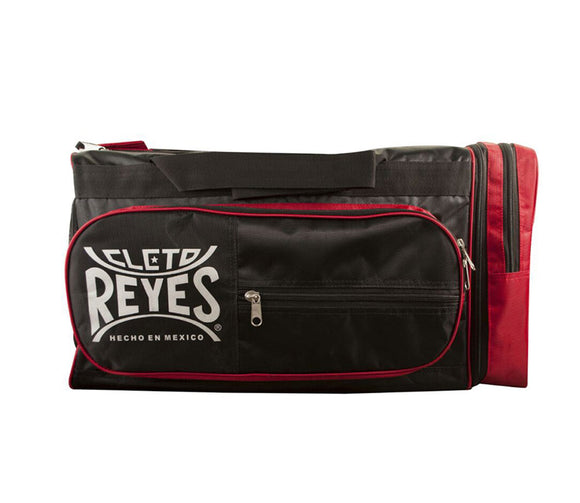 Cleto Reyes Embroidered Logo Black & Red Gym Bag