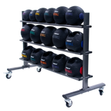 Medicine Ball Rack Empty (holds 16) - Black or Grey