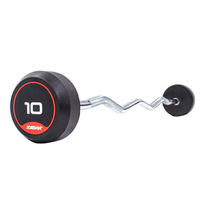 Barbells Rubber Curl - 10kg - 45kg Individual or Set