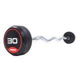 Barbells Rubber Curl - 10kg - 45kg Individual or Set