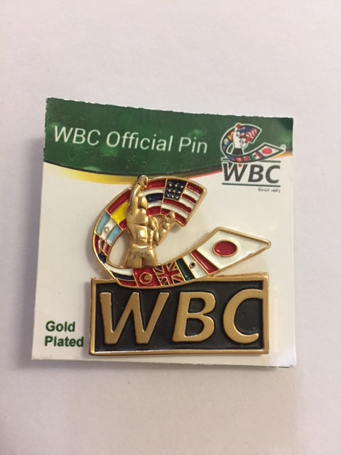 Limited edition WBC gold coloured logo pin – Serious Fitness Limited
