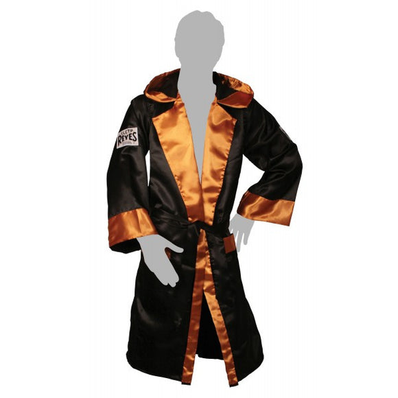 Cleto Reyes Satin Robe With Hood in Satin Polyester - Various Colour Options