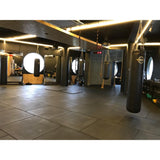 Black Rubber Gym Flooring - 20mm or 30mm x 1m x 1m