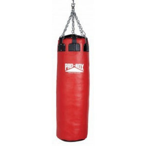 RED COLLECTION COLOSSUS LEATHER PUNCH BAG 4.5 FT