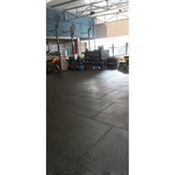 Rubber Fleck Gym Flooring 20mm x 1m x 1m - Grey, Blue or Yellow Fleck